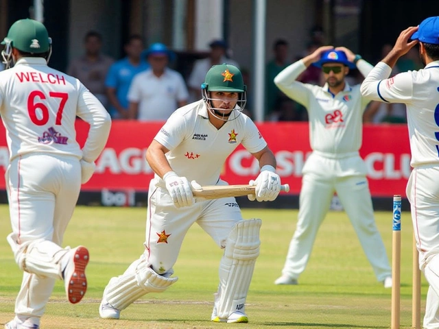 Zimbabwe Crushes Afghanistan in Test Debut Win as Brad Evans Fires 5-for-22 at Harare Sports Club